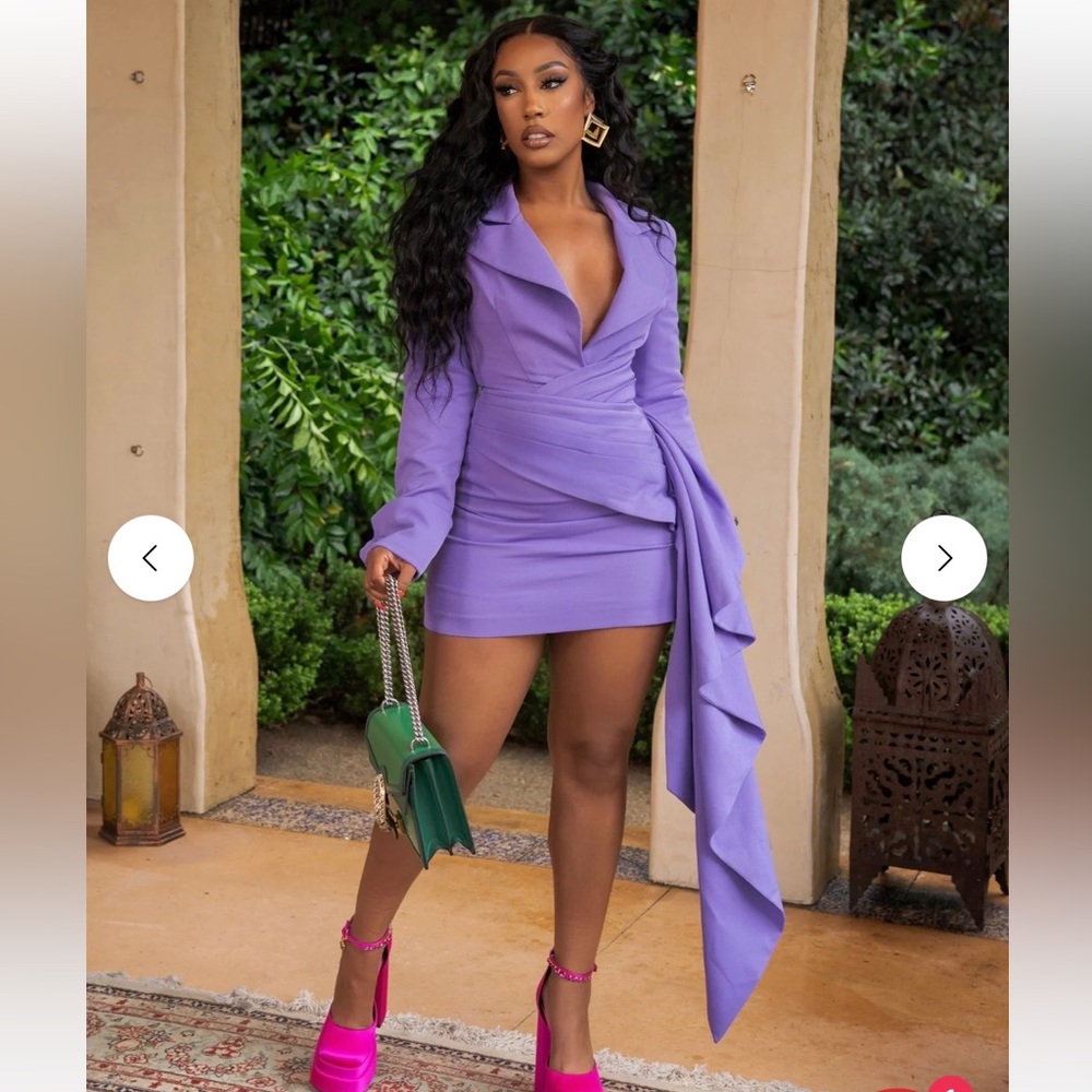 Ellae Lisque Not Ya Average Blazer Dress